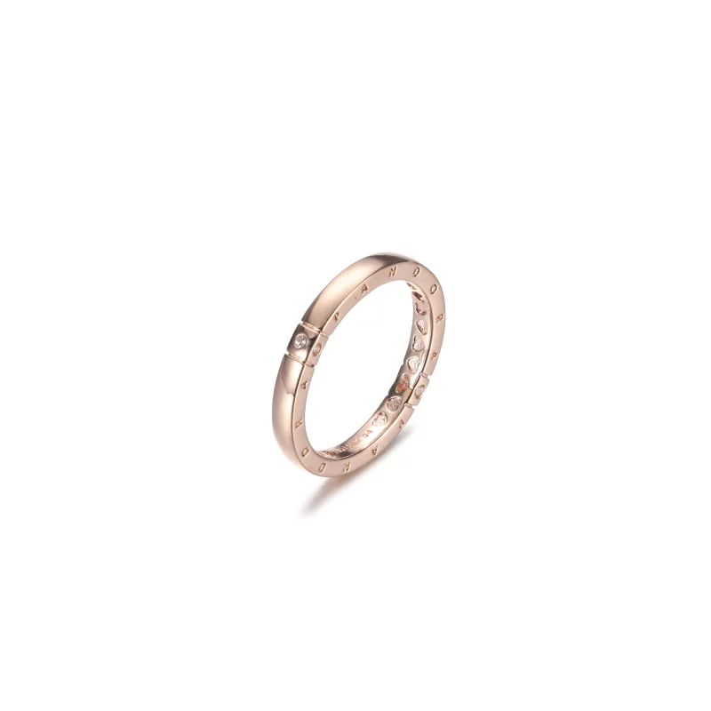 (afbeelding voor) PANDORA Logo & Hearts Ring - 189482C01 - Bekijken 2