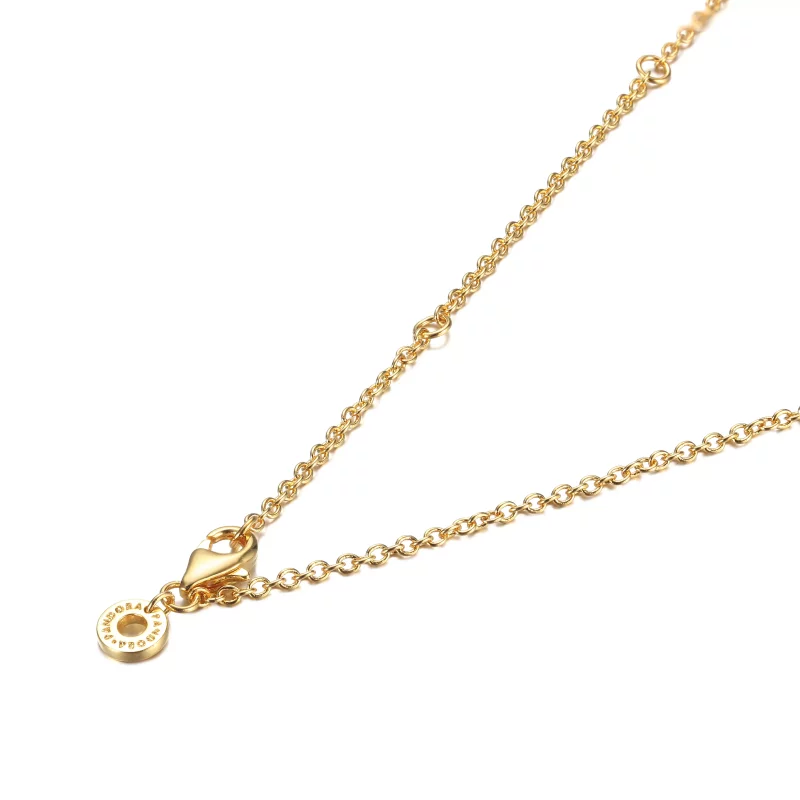 (afbeelding voor) Pandora Logo Pavé Cirkel Halsketting - 367436C01 - Bekijken 4
