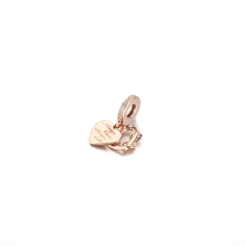 (afbeelding voor) PANDORA Love You Infinity Heart Dangle Charm - 789369C01 - Bekijken 4