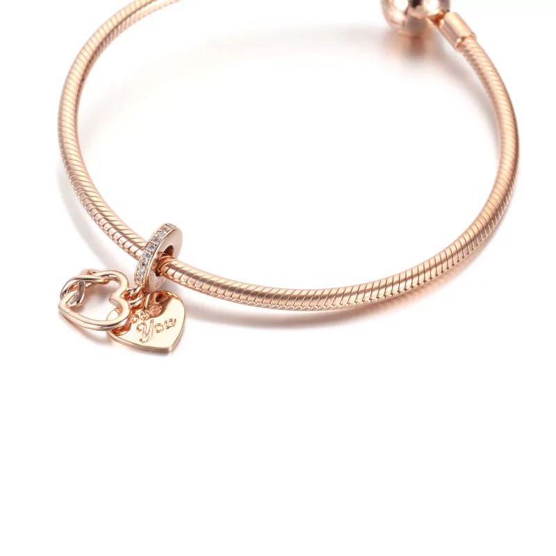 (afbeelding voor) PANDORA Love You Infinity Heart Dangle Charm - 789369C01 - Bekijken 5
