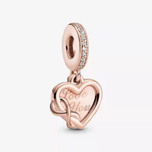 (afbeelding voor) PANDORA Love You Infinity Heart Dangle Charm - 789369C01