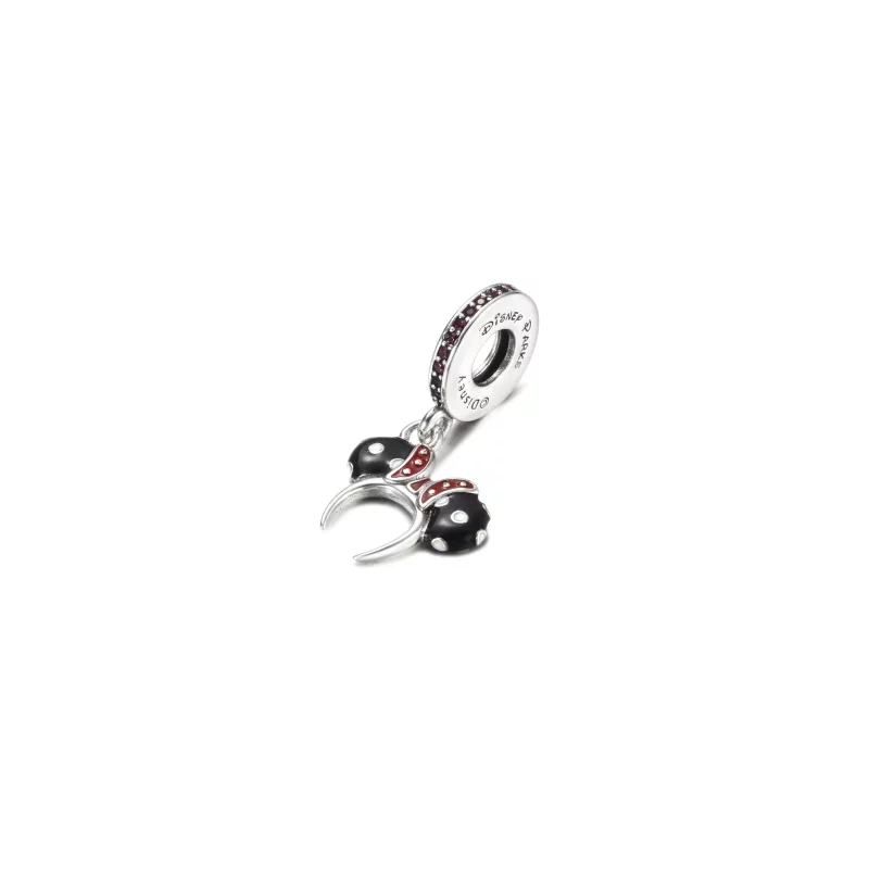 (afbeelding voor) PANDORA Minnie Mouse Zwart-witte oor hoofdband Hangende Bedel - P400942464791 - Bekijken 2