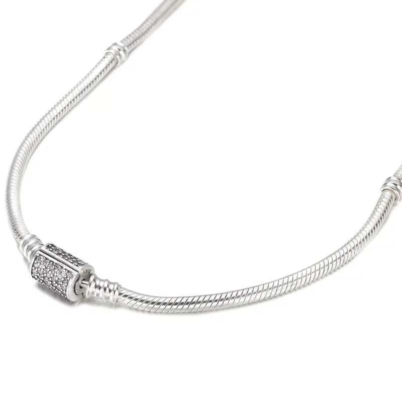 (afbeelding voor) Pandora Moments Meerrijige Snake Chain Armband - 599544C01-D - Bekijken 4