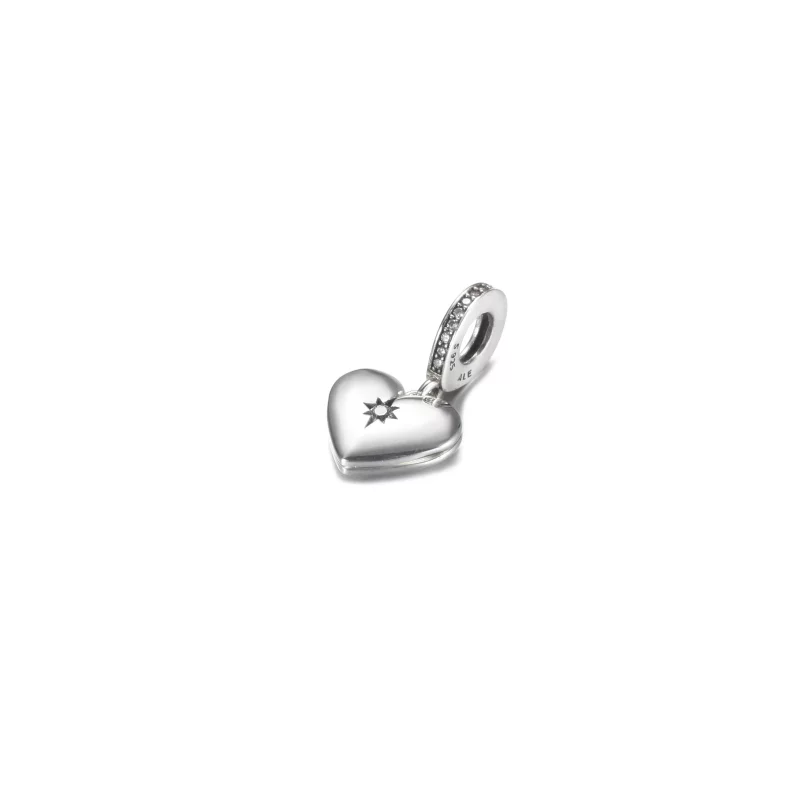 (afbeelding voor) PANDORA Openslaand Hartmedaillon Hangende Bedel - 799537C01 - Bekijken 2