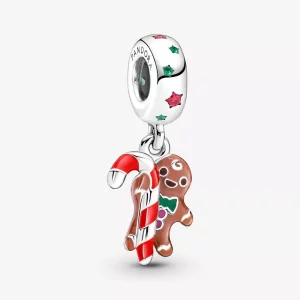 PANDORA Peperkoekmannetje Hangende Bedel - 799637C01 (afbeelding voor) PANDORA Peperkoekmannetje Hangende Bedel - 799637C01