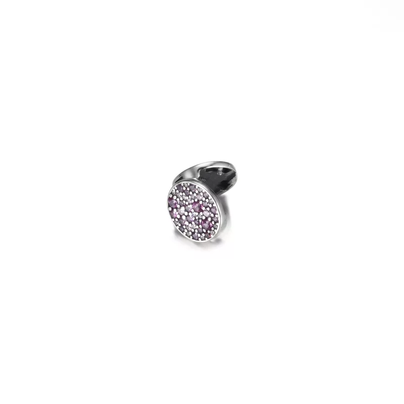 (afbeelding voor) PANDORA Pink Pavé Clip Charm - 799362C01 - Bekijken 5