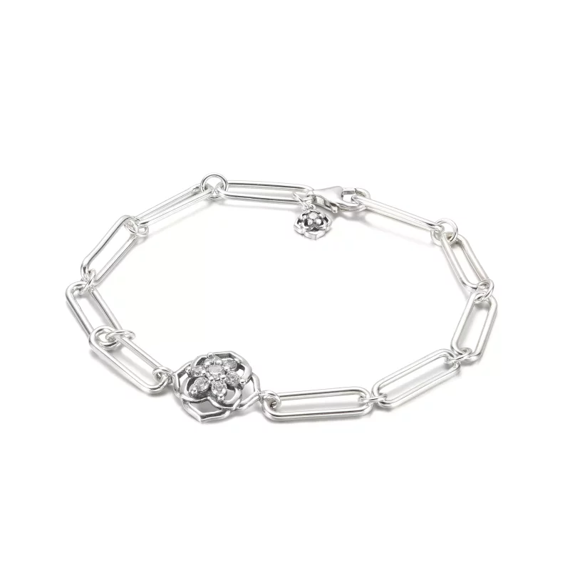 (afbeelding voor) PANDORA Rose Petals Link Bracelet - 599409C01 - Bekijken 2