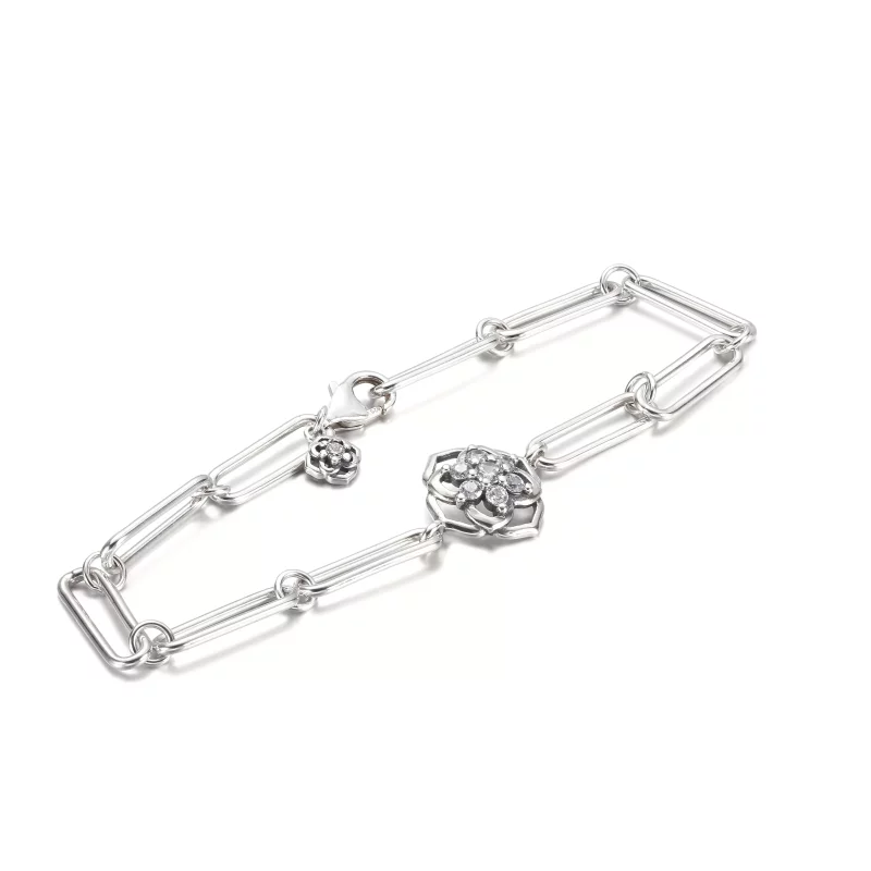 (afbeelding voor) PANDORA Rose Petals Link Bracelet - 599409C01 - Bekijken 5