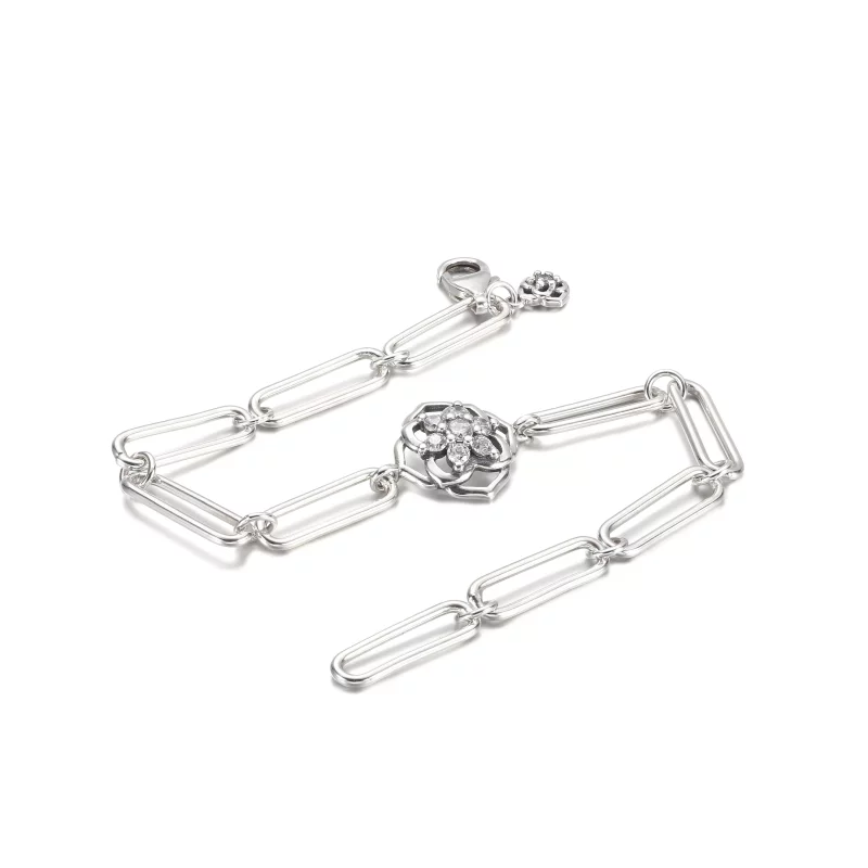 (afbeelding voor) PANDORA Rose Petals Link Bracelet - 599409C01 - Bekijken 6
