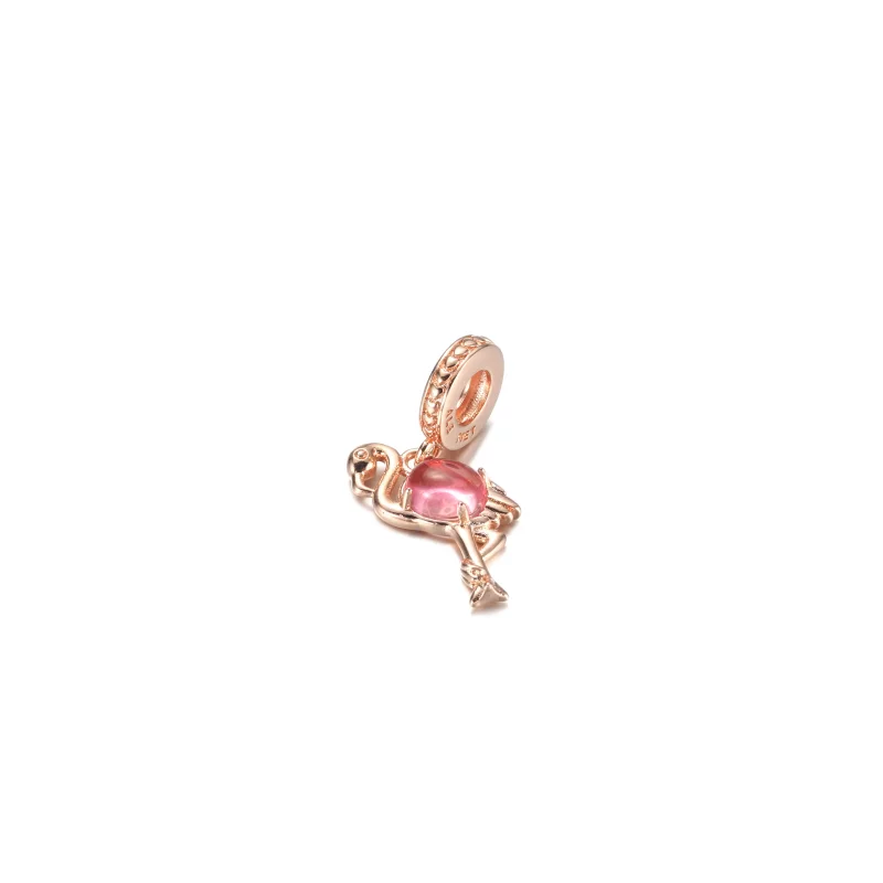 (afbeelding voor) PANDORA Roze Muranoglazen Flamingo Hangende Bedel - 789431C01 - Bekijken 2