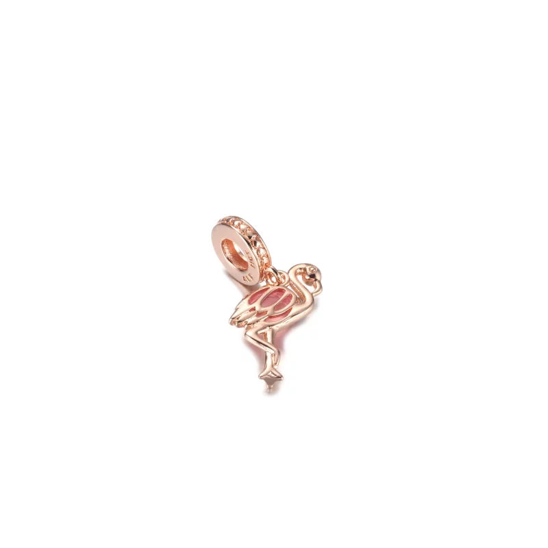(afbeelding voor) PANDORA Roze Muranoglazen Flamingo Hangende Bedel - 789431C01 - Bekijken 3