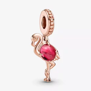 (afbeelding voor) PANDORA Roze Muranoglazen Flamingo Hangende Bedel - 789431C01