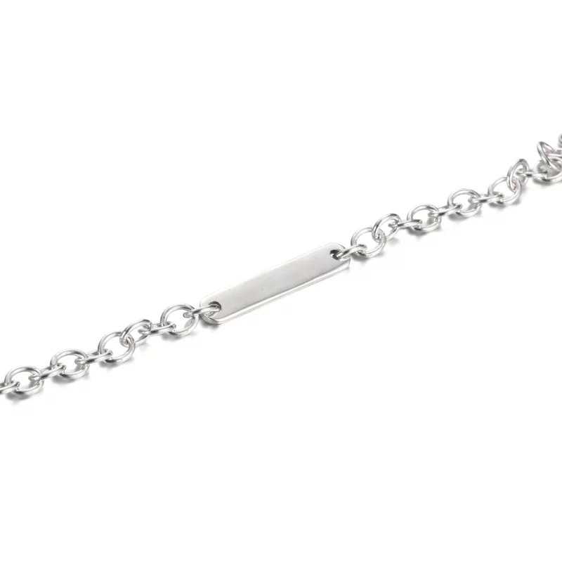 (afbeelding voor) PANDORA Schakelarmband Met Graveerbare Balk - 599523C00 - Bekijken 5
