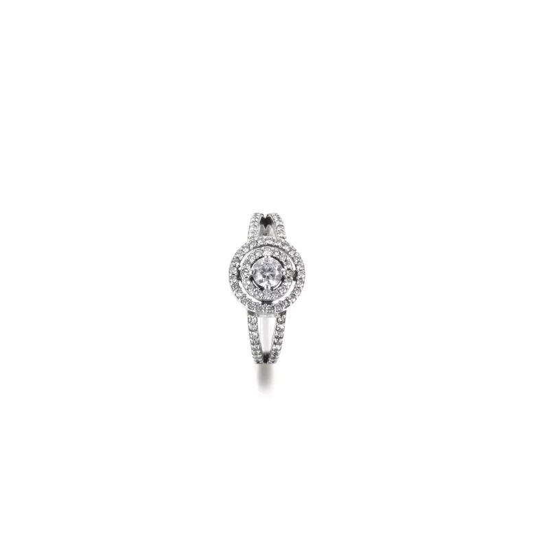 (afbeelding voor) PANDORA Sparkling Double Halo Ring - 199408C01 - Bekijken 5