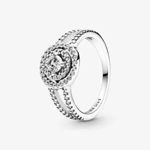 (afbeelding voor) PANDORA Sparkling Double Halo Ring - 199408C01