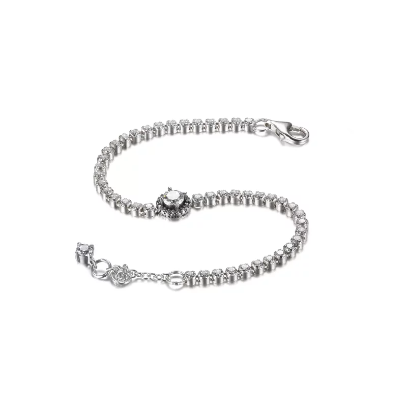 (afbeelding voor) PANDORA Sparkling Halo Tennis Bracelet - 599416C01 - Bekijken 3