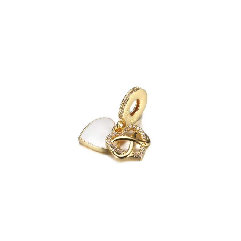 (afbeelding voor) PANDORA Sparkling Infinity Heart Hangende Bedel - 759516C01 - Bekijken 2