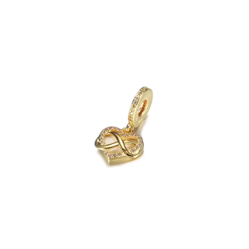 (afbeelding voor) PANDORA Sparkling Infinity Heart Hangende Bedel - 759516C01 - Bekijken 3