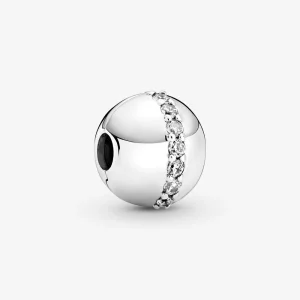 (afbeelding voor) PANDORA Sparkling Line Clip Charm - 799403C01