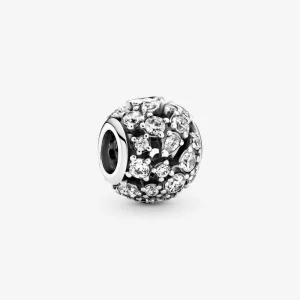 (afbeelding voor) PANDORA Sparkling Round Openwork Charm - 799225C01