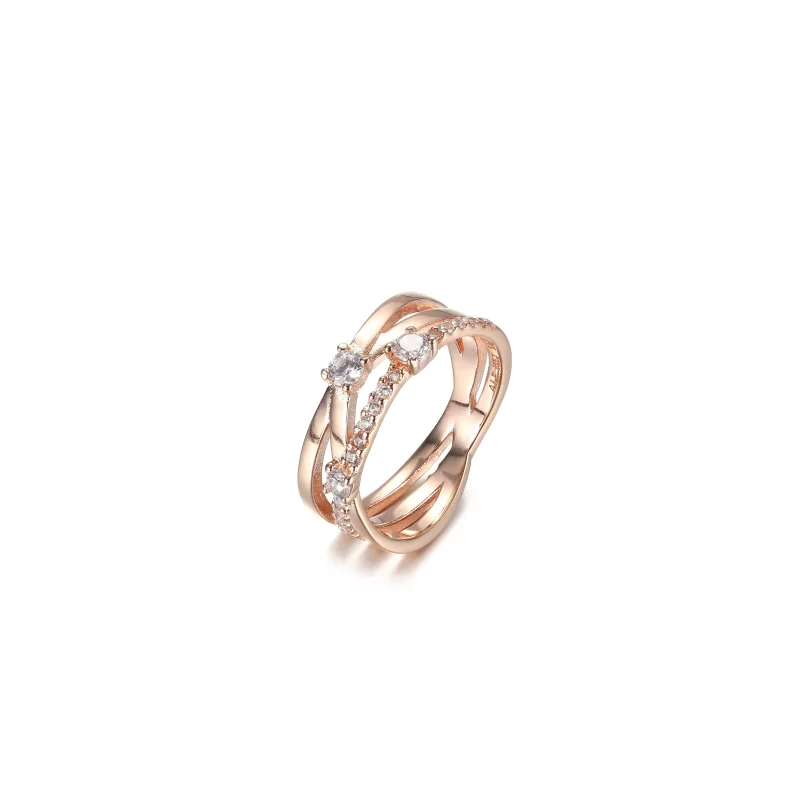 (afbeelding voor) PANDORA Sparkling Triple Band Ring - 189400C01 - Bekijken 2