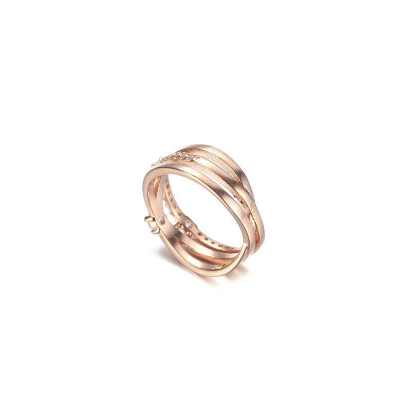 (afbeelding voor) PANDORA Sparkling Triple Band Ring - 189400C01 - Bekijken 4