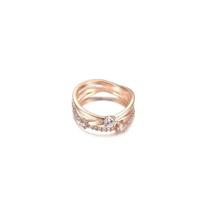 (afbeelding voor) PANDORA Sparkling Triple Band Ring - 189400C01 - Bekijken 5