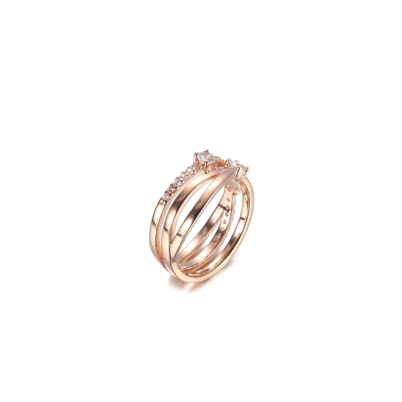 (afbeelding voor) PANDORA Sparkling Triple Band Ring - 189400C01 - Bekijken 6