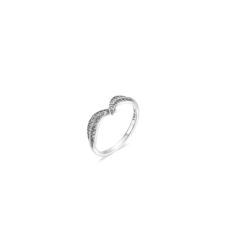 (afbeelding voor) PANDORA Sprankelende Bladeren Ring - 199533C01 - Bekijken 2