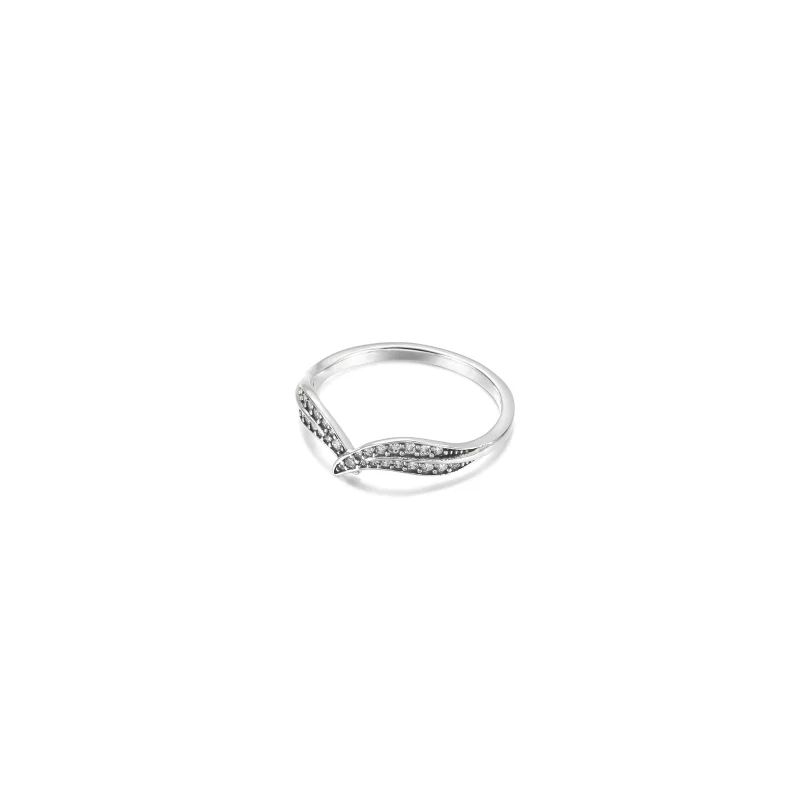 (afbeelding voor) PANDORA Sprankelende Bladeren Ring - 199533C01 - Bekijken 3