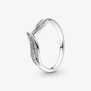 (afbeelding voor) PANDORA Sprankelende Bladeren Ring - 199533C01