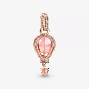 (afbeelding voor) PANDORA Sprankelende Roze Luchtballon Hangende Bedel - 789434C01