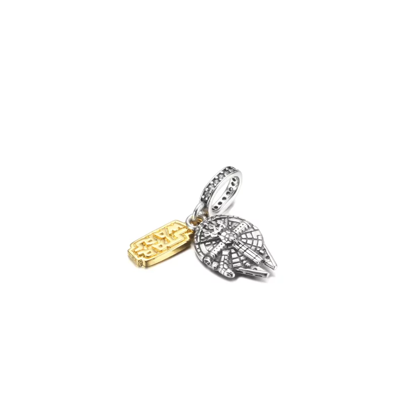(afbeelding voor) PANDORA Star Wars Millennium Falcon Hangende Bedel - 769504C01 - Bekijken 2