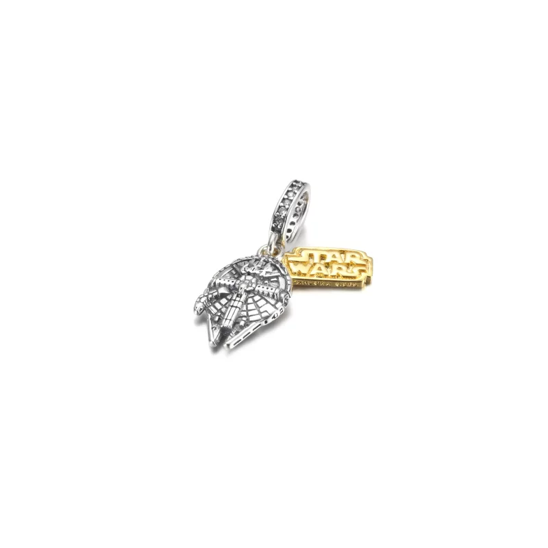(afbeelding voor) PANDORA Star Wars Millennium Falcon Hangende Bedel - 769504C01 - Bekijken 3