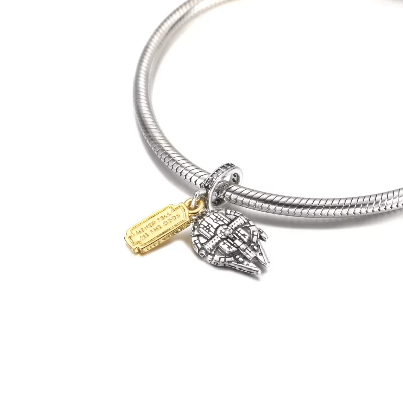 (afbeelding voor) PANDORA Star Wars Millennium Falcon Hangende Bedel - 769504C01 - Bekijken 5