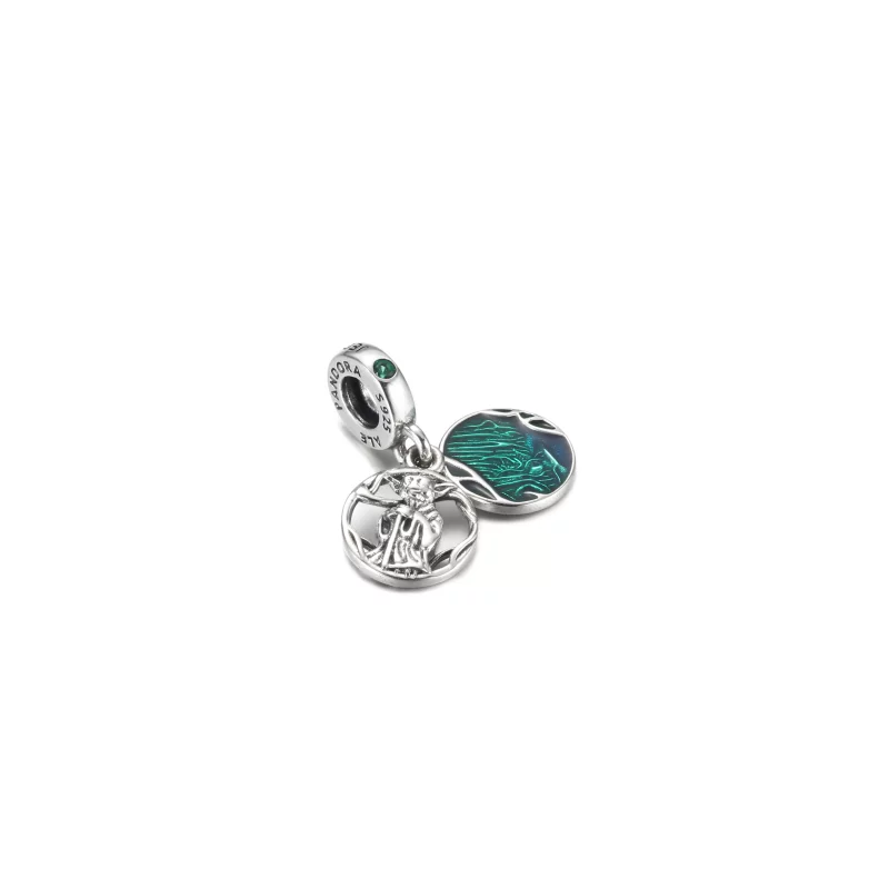 (afbeelding voor) PANDORA Star Wars Yoda Hangende Bedel - 799501C01 - Bekijken 2