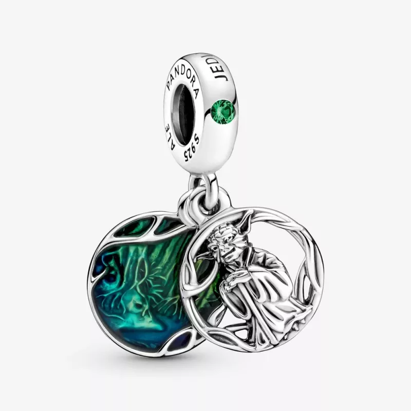 (afbeelding voor) PANDORA Star Wars Yoda Hangende Bedel - 799501C01