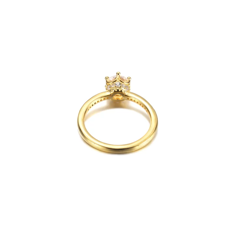 (afbeelding voor) PANDORA Transparante Sprankelende Kroon Solitaire Ring - 168289C01 - Bekijken 4
