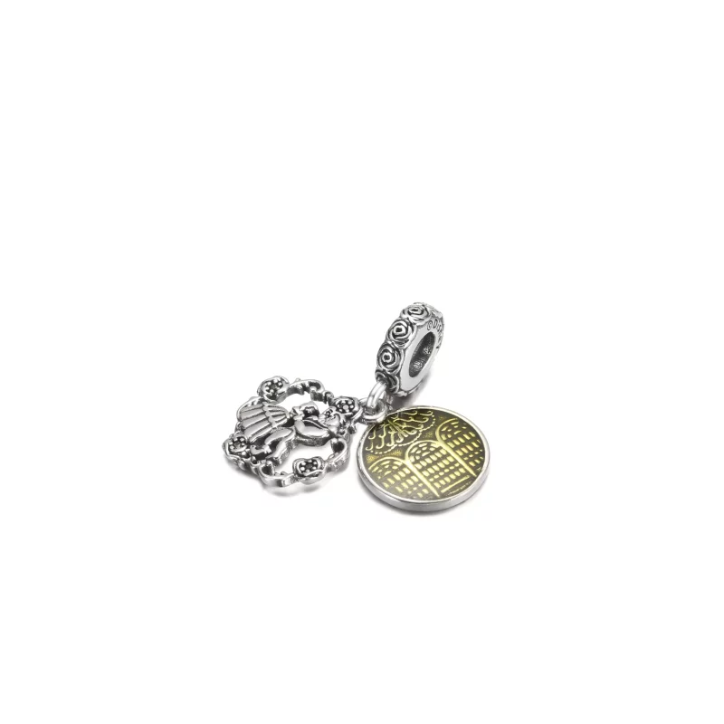 (afbeelding voor) PANDORA Disney Dansende Belle en het Beest Hangende Bedel - 799014C01 - Bekijken 2