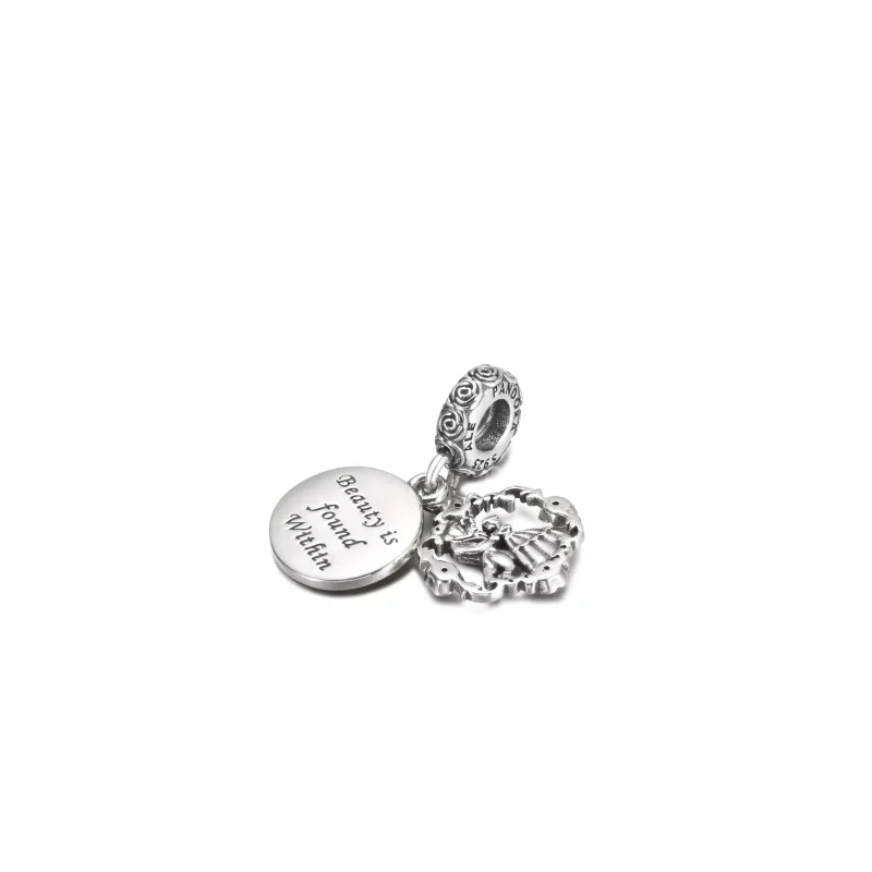 (afbeelding voor) PANDORA Disney Dansende Belle en het Beest Hangende Bedel - 799014C01 - Bekijken 4