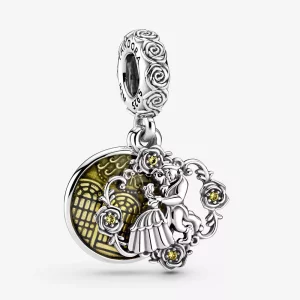 (afbeelding voor) PANDORA Disney Dansende Belle en het Beest Hangende Bedel - 799014C01