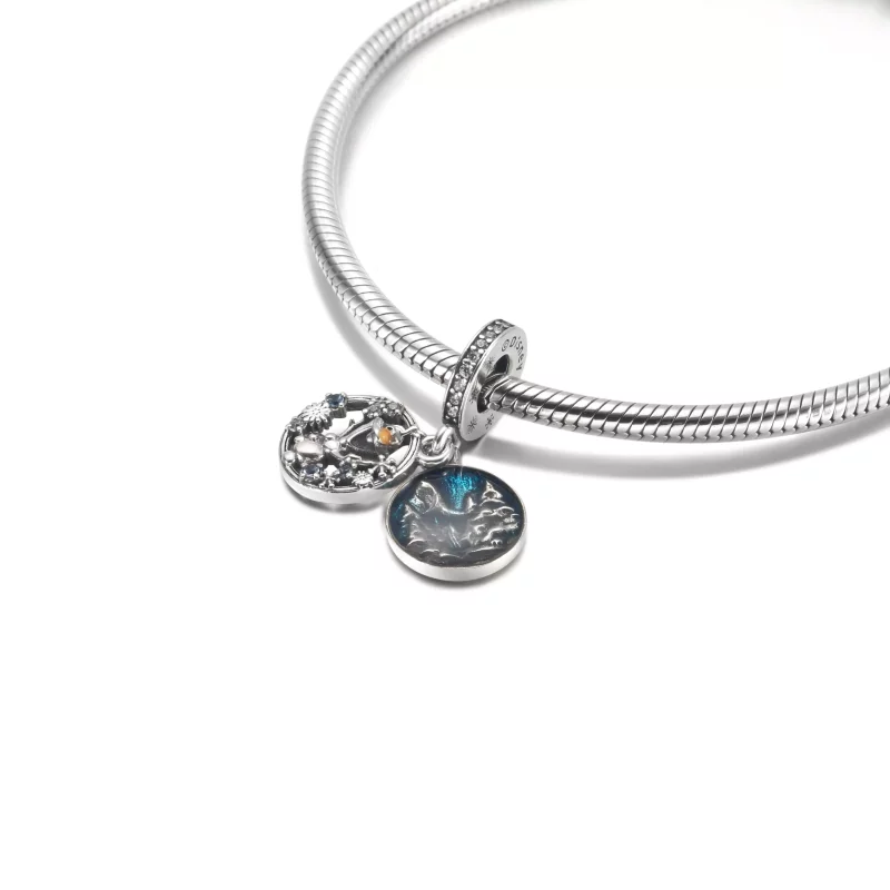 (afbeelding voor) PANDORA Disney Frozen Sneeuw Olaf Dubbele Hangende Bedel - 799638C01 - Bekijken 5