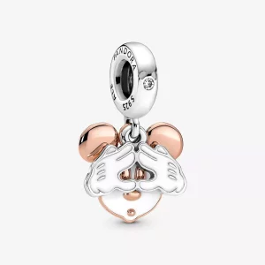 (afbeelding voor) PANDORA Disney Mickey Mouse Dubbele Hangende Bedel - 780112C01