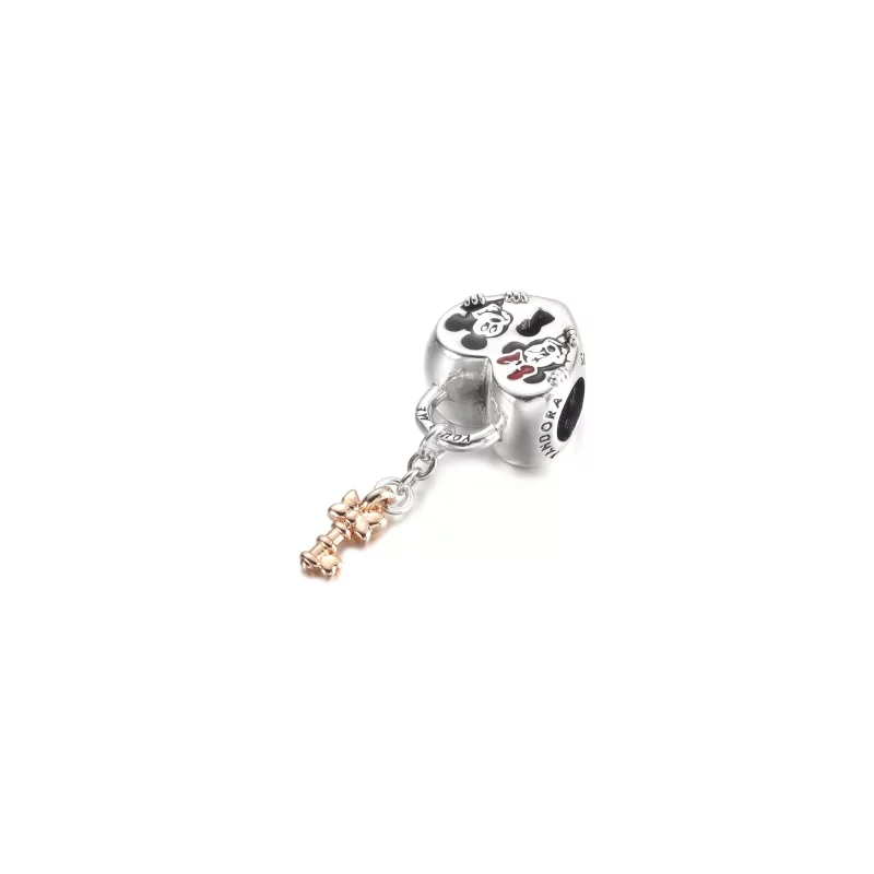 (afbeelding voor) PANDORA Disney Mickey Mouse & Minnie Mouse Hangslot Bedel - 780109C01 - Bekijken 2