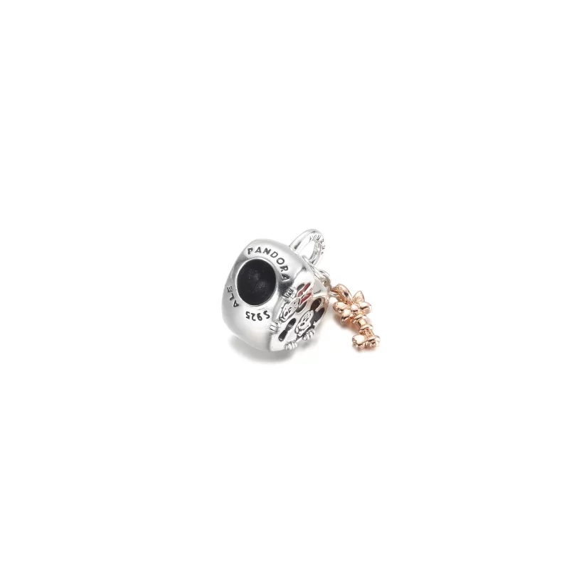 (afbeelding voor) PANDORA Disney Mickey Mouse & Minnie Mouse Hangslot Bedel - 780109C01 - Bekijken 4