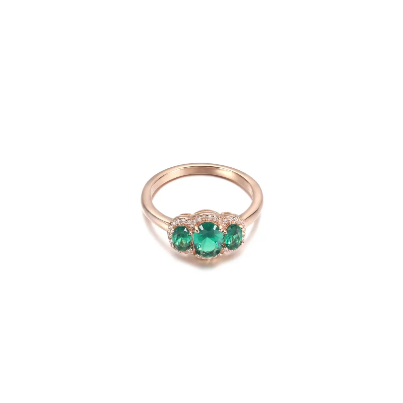 (afbeelding voor) PANDORA Drie Stenen Vintage Ring - 180057C01 - Bekijken 3