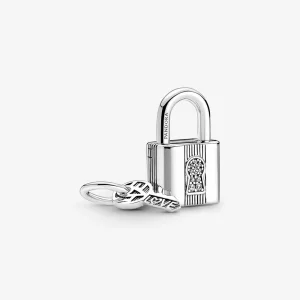(afbeelding voor) PANDORA Hangslot en Sleutel Hangende Bedel - 790088C01