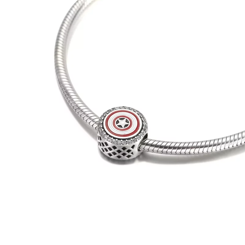 (afbeelding voor) PANDORA Marvel - Captain America's, De Eerste Avenger Bedel - P-D-3623 - Bekijken 4