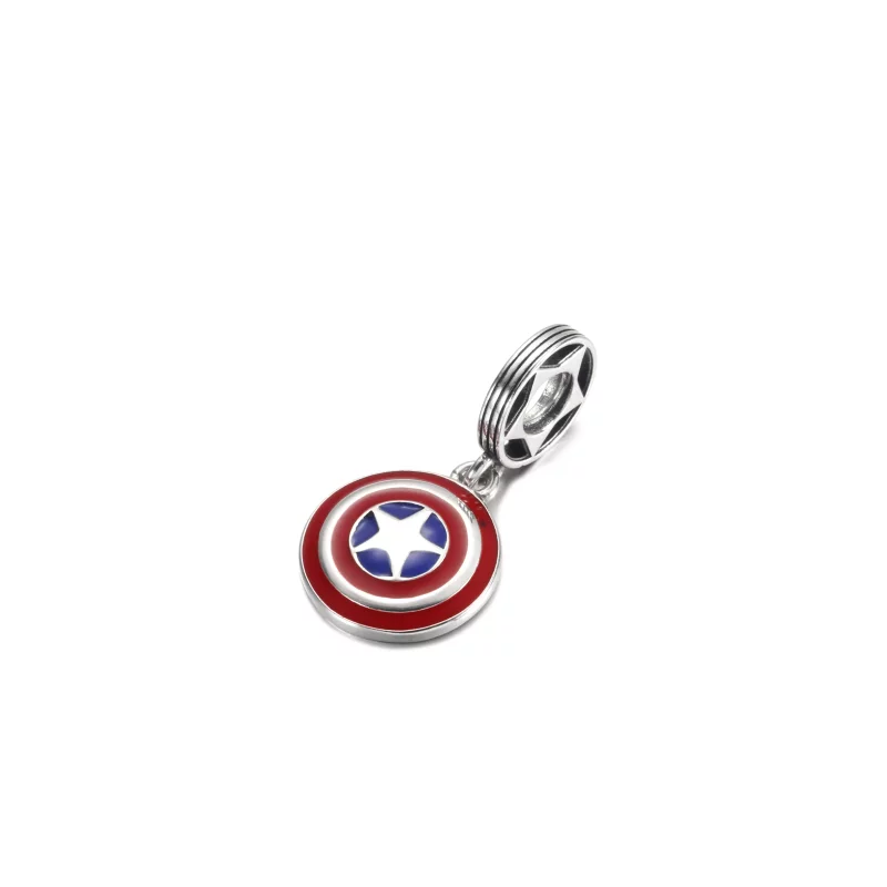 (afbeelding voor) PANDORA Marvel The Avengers Captain America Schild Hangende Bedel - 790780C01 - Bekijken 2