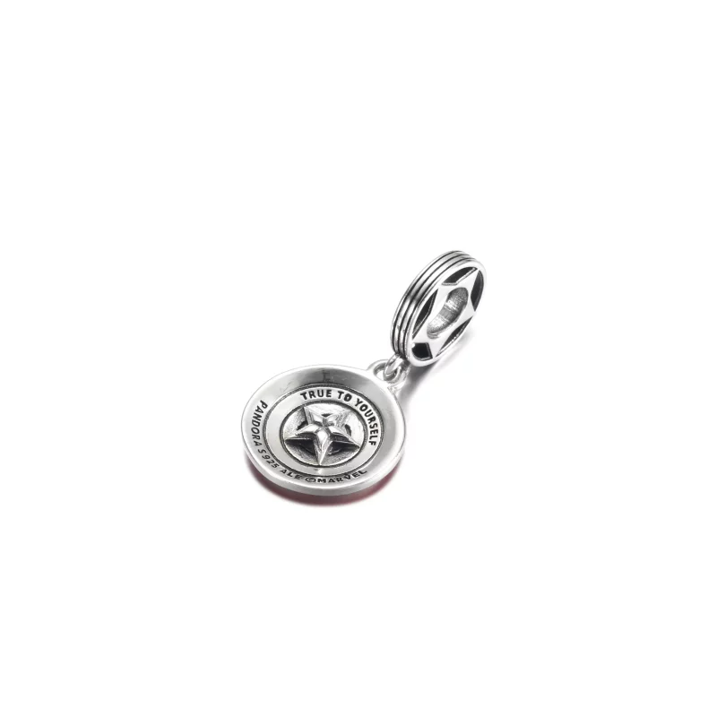 (afbeelding voor) PANDORA Marvel The Avengers Captain America Schild Hangende Bedel - 790780C01 - Bekijken 3